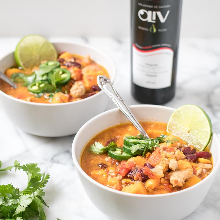 Sweet Potato Turkey Chili