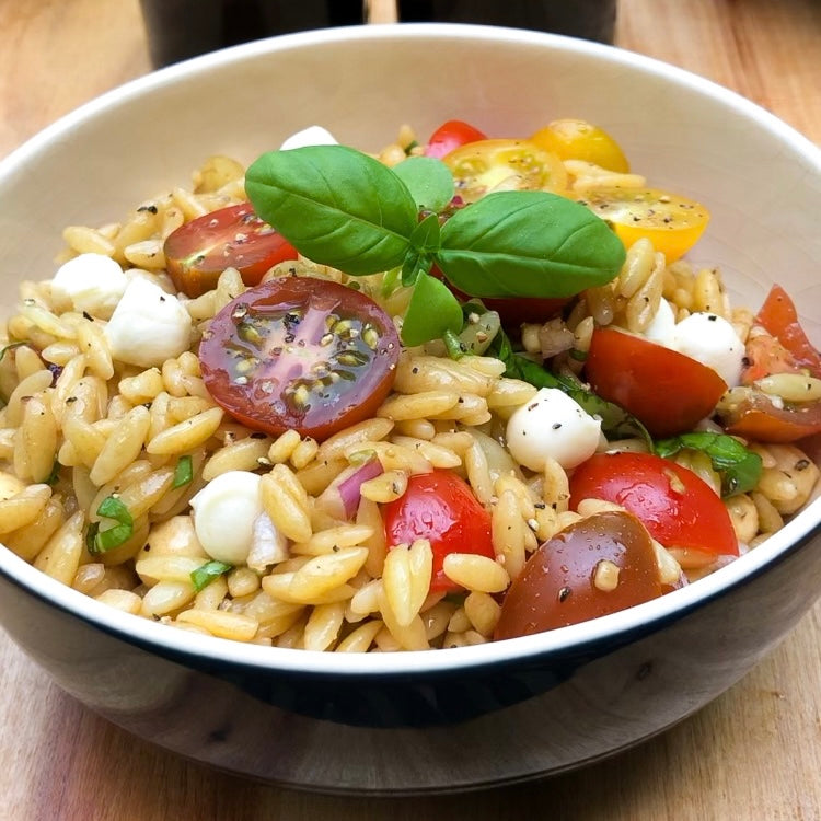 Caprese Orzo Salad