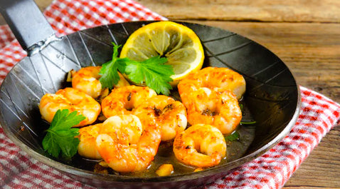 Sauteed Butter and Chili Balsamic Shrimp