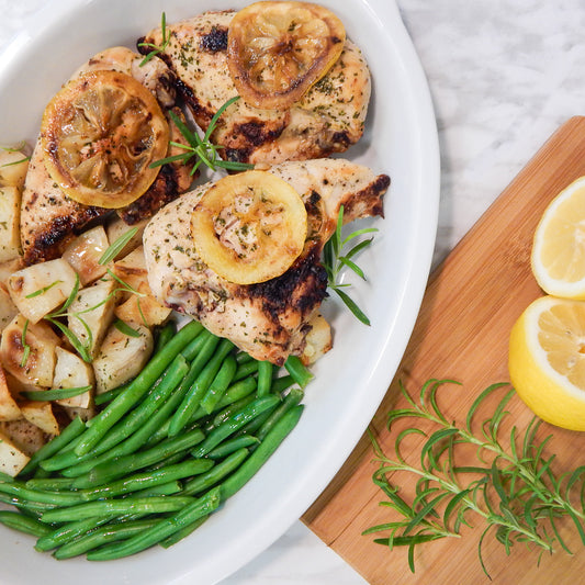 One-Pan Lemon Chicken Dinner