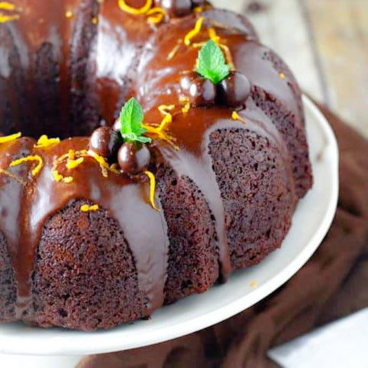 Chocolate Balsamic and Orange EVOO Cake