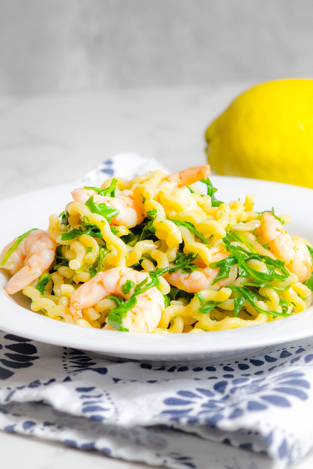 Shrimp Pasta With Lemon Oil